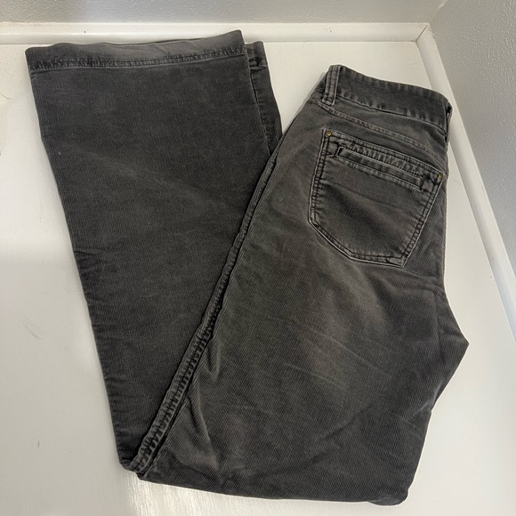 Eddie Bauer: Gray Corduroy Pants - Picture 1 of 5